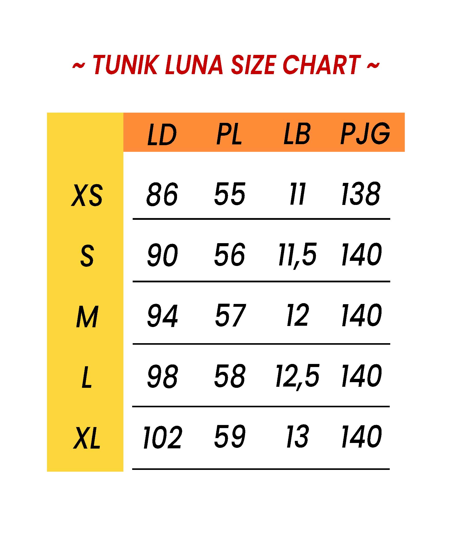 Tunik Luna Series Tunik My Cantik